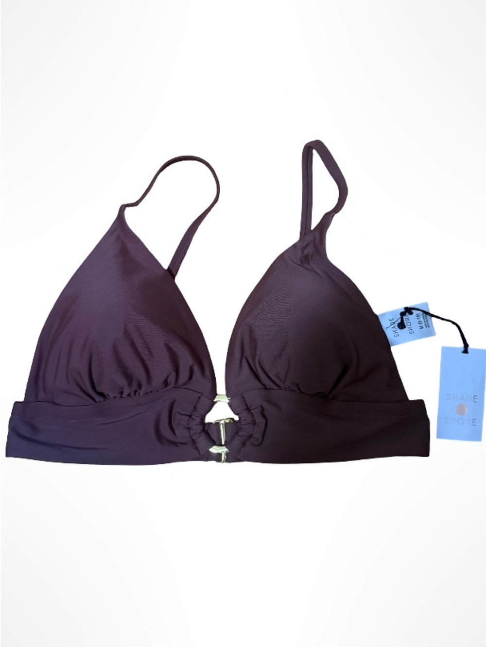 Shade & Shore Bralette in Rust Brown